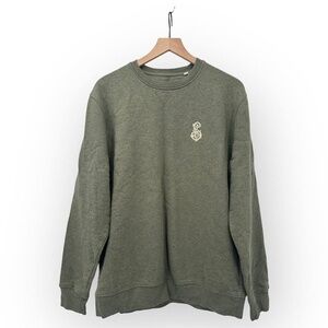 Stanley/Stella Green Crewneck Sweatshirt 'We are nature' Graphic